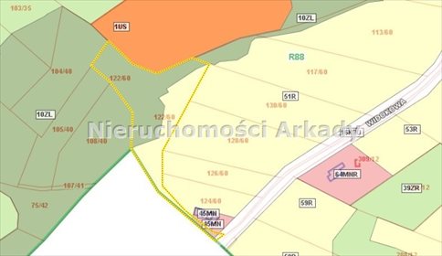 działka na sprzedaż 5677m2 działka Jastrzębie-Zdrój, Cisówka, Widokowa