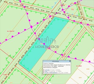 Na sprzedaż działka 7044 m² z planem mieszkaniowym w Ursynowie działka Warszawa, Ursynów, Jeziorki, Baletowa