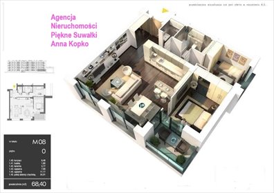 mieszkanie na sprzedaż Suwałki 68,40 m2