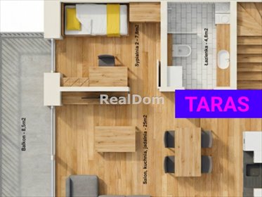 mieszkanie na sprzedaż 58m2 mieszkanie Kraków, Dębniki, Kliny, Spacerowa