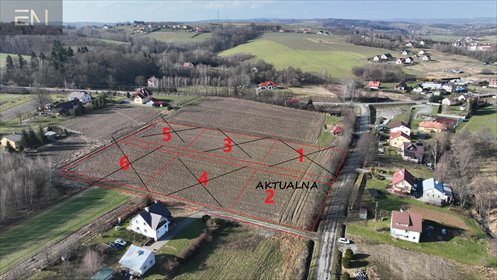 działka na sprzedaż 1600m2 działka Wielopole Skrzyńskie