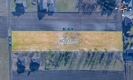 działka na sprzedaż 6050m2 działka Lubliniec, Kwiatowa