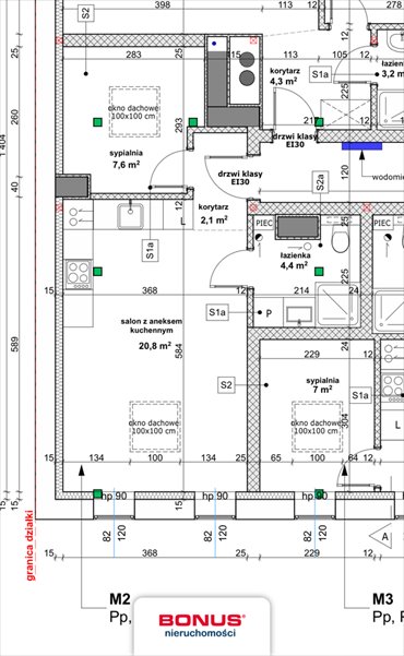 mieszkanie na sprzedaż 34m2 mieszkanie Szczecin, Śródmieście-Centrum, Bohaterów Getta Warszawskiego