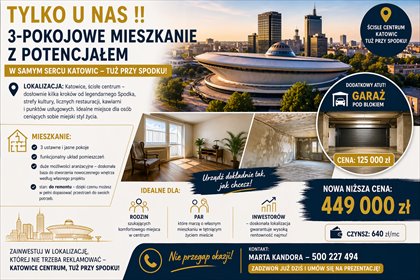 mieszkanie na sprzedaż 54m2 mieszkanie Katowice