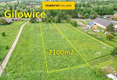 Na sprzedaż działka budowlana 2100 m² w Gilowicach działka Gilowice
