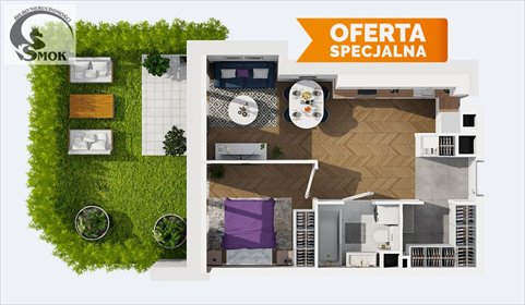 mieszkanie na sprzedaż 41m2 mieszkanie Kraków, Podgórze, Mateczny