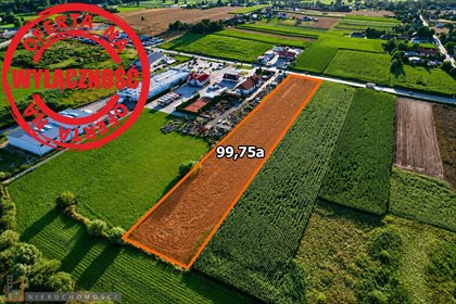 Działka przemysłowo-usługowa 99,75 ara w Opatkowicach zapraszam działka Opatkowice