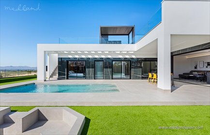 Nowoczesna villa z basenem i solariumem w La Finca dom Algorfa