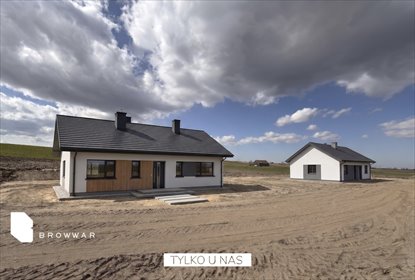 Nowoczesny dom 4-pokojowy w Dąb, stan deweloperski dom Ślesin