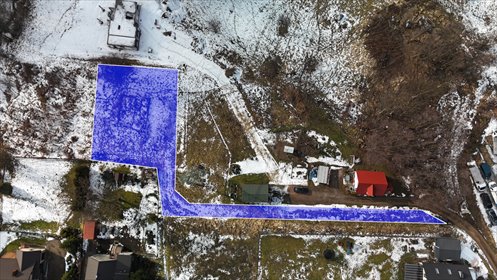 Działka 1366 m² w Mogilanach, blisko Krakowa działka Mogilany