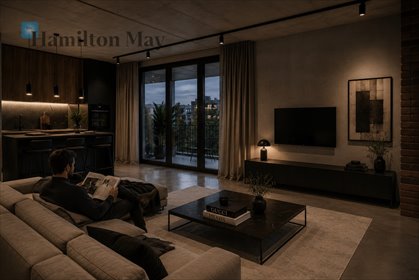 Do sprzedania przestronny 3-pokojowy apartament z panoramicznymi przeszkleniami mieszkanie Warszawa, Praga-Południe, Genewska