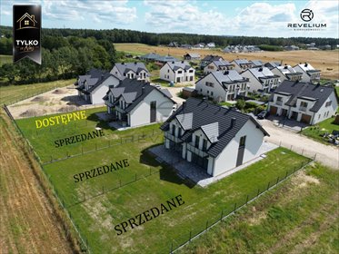 Nowoczesny bliźniak 160 m² z garażem i ogrodem dom Kębłowo