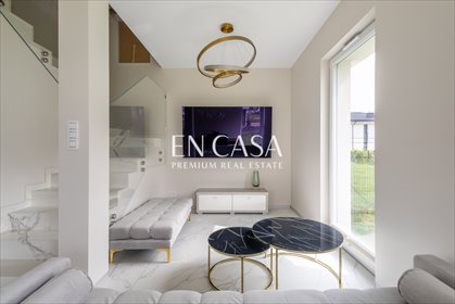 Nowoczesny dom bliźniak z ogródkiem, blisko Jeziora Fabrycznego dom Łomianki