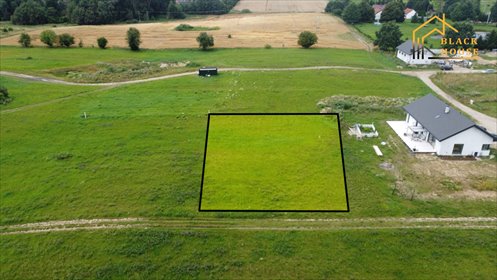 Na sprzedaż działka 1388 m² w Kaplitynach z projektem domu działka Kaplityny