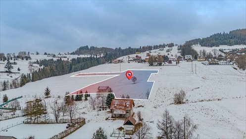 Działka 9 073 m² z budynkiem, las i góry, Soblówka działka Soblówka