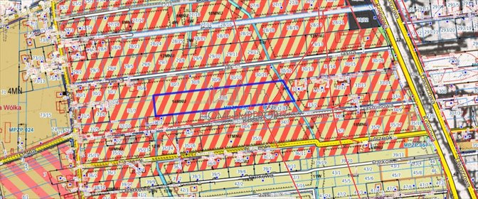 Działka 11 000 m² pod zabudowę mieszkaniowo-usługową działka Jeziórko, Kasztanowa