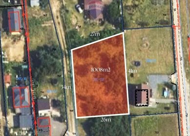 działka na sprzedaż 1008m2 działka Nowe Grochale