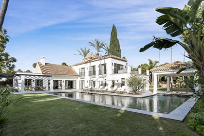 Polecam luksusową willę 945 m² z basenem i spa w Marbella dom Nueva Andalucia