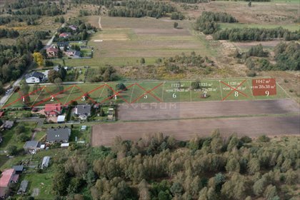 działka na sprzedaż 1047m2 działka Poraj