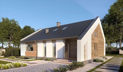 Nowoczesny dom 130 m² w stanie deweloperskim, duży salon polecam! dom Silno, gockowicka
