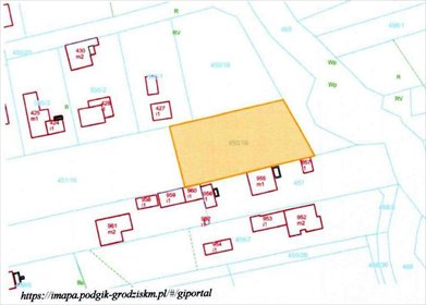 Działka na sprzedaż w Budy-Grzybek - 1000 m2. działka Budy-Grzybek