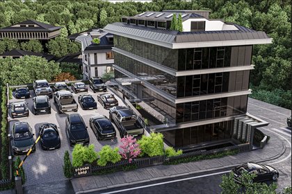 Nowoczesne Centrum Biznesowe 2 318 m² w Üsküdar, stan surowy lokal użytkowy Burhaniye, Burhaniye, Üsküdar, Stambuł