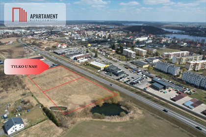 Działki usługowe 5611 m² w centrum Człuchowa - inwestycja działka Człuchów, aleja Jana Pawła II