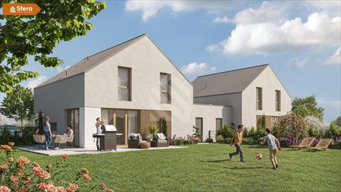 Nowoczesny dom bliźniak 140m2 z garażem i energooszczędnymi rozwiązaniami dom Bydgoszcz, Fordon, Wyzwolenia