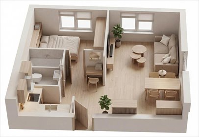 Sprzedam mieszkanie 37 m² na Saskiej Kępie z funkcjonalnym rozkładem mieszkanie Warszawa, Praga-Południe Saska Kępa, Wandy