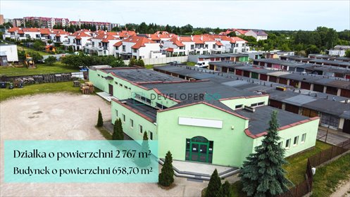 Obiekt komercyjny 658 m² z pełnym wyposażeniem i dużym placem lokal użytkowy Ełk, Ignacego Łukasiewicza