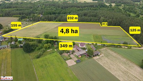 Duża działka inwestycyjna 48 000 m2 z dostępem do rzeki działka Dębowa Góra