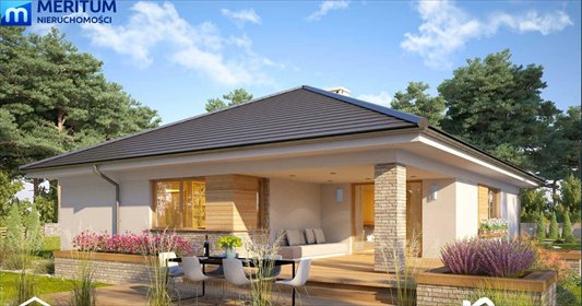 Parterowy dom z garażem, 3 sypialnie, piękna działka dom Żelechów