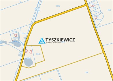 działka na sprzedaż 105064m2 działka Koniecwałd