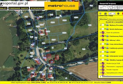 Działka 1100 m² przy jeziorze Stręgiel – spokój i naturę działka Stręgiel