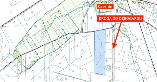 działka na sprzedaż 64500m2 działka Czernin