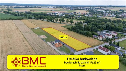 działka na sprzedaż 5625m2 działka Psary