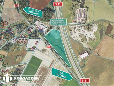Działka inwestycyjna 4408 m² przy S11, szybki dojazd działka Szczecinek