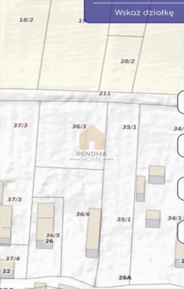 działka na sprzedaż 1898m2 działka Dąbie