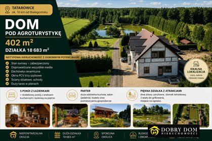 Dom z dużą działką, stawami i sauną - zapraszam dom Tatarowce