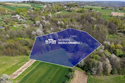 Działka 8,2 ha z lasem i strumykiem w Chmielniku działka Chmielnik