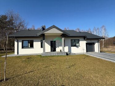 Nowoczesny dom 121 m2 z garażem i tarasem w Rększowicach dom Rększowice