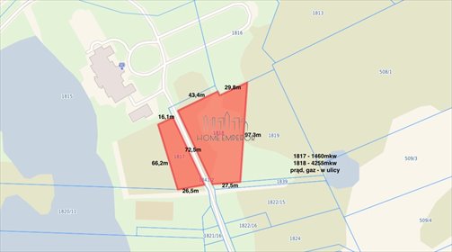 Działka rolno-retencyjna 5715 m² w Bielawie (bez zabudowy) działka Bielawa