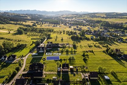 Do sprzedania działka budowlana 630 m² z mediami w Szaflarach działka Szaflary, Rola Galicowa