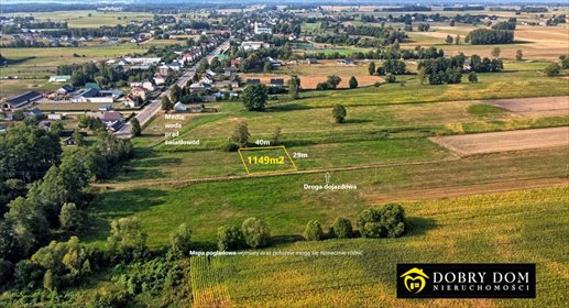 działka na sprzedaż 1147m2 działka Krypno Kościelne