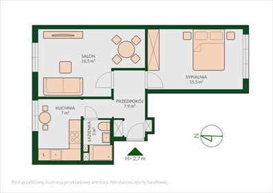 2-pokojowe mieszkanie z potencjałem na Woli, 50 m² mieszkanie Warszawa, Wola, Koło, Obozowa