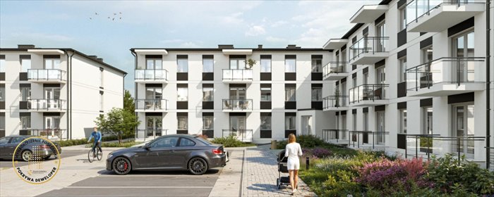 Nowoczesne 3-pokojowe mieszkanie z balkonem i garażem mieszkanie Dominów