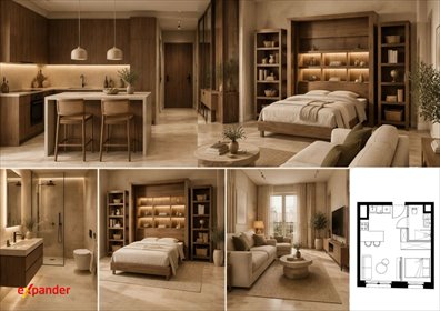 Polecam funkcjonalne 29,75 m² mieszkanie w Katowicach mieszkanie Katowice, Wełnowiec-Józefowiec, Aleja Wojciecha Korfantego