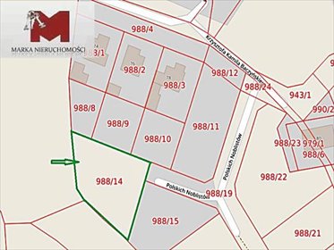 działka na sprzedaż 898m2 działka Kędzierzyn-Koźle, Rogi, Polskich Noblistów