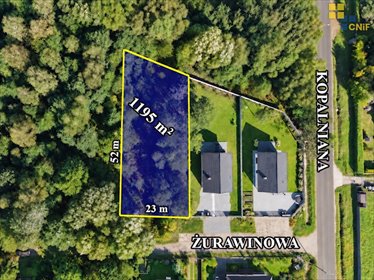 Działka budowlana 1195 m² w Dźbowie - polecam działka Częstochowa, Dźbów