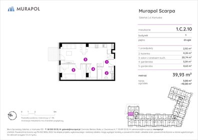 mieszkanie na sprzedaż 40m2 mieszkanie Gdańsk, Jasień, Józefa Wieniawskiego